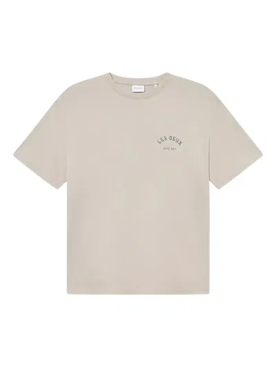 Les Deux Passion Graphic-print T-shirt In Neutral