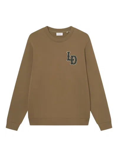 Les Deux Patch Brady Sweatshirt In Brown