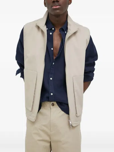 Les Deux Patch-pockets Waistcoat In Neutral