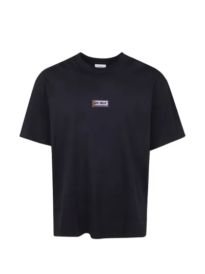Les Deux Patch T-shirt In Black