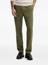 Les Deux Patrick Elastic-waistband Trousers In Green