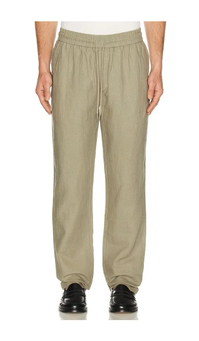 Les Deux Patrick Linen Pants In Green