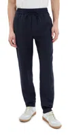 Les Deux Patrick Linen Pants Dark Navy In Dark Navy