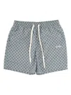 Les Deux Patterned Sea Swim Shorts In Green