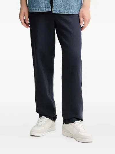 Les Deux Pino Elastic-waist Trousers In Blue