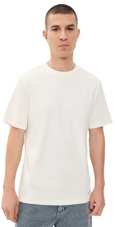 Les Deux Plant T-shirt Light Ivory In White