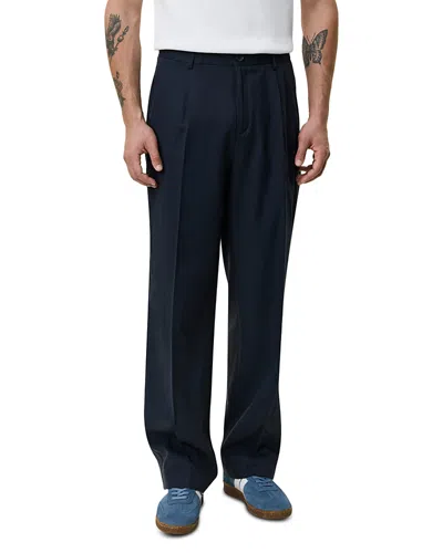 Les Deux Pleated Twill Suit Pants In Black