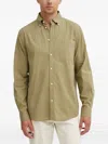 Les Deux Pocket Button-down Shirt In Neutral