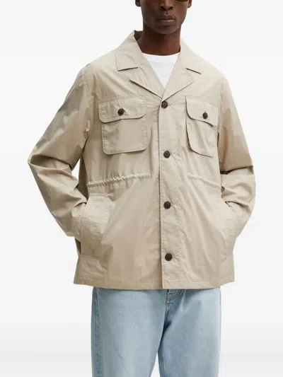 Les Deux Pocket-details Jacket In Neutral