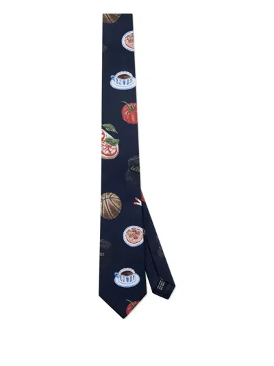 Les Deux Printed Table Tie In Blue