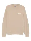 Les Deux Racing Organic-cotton Sweatshirt In Brown