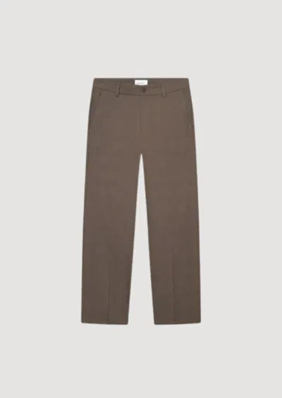 Les Deux Randall Houndstooth Suit Pants In Brown