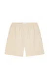 Les Deux Raphael Elasticated Shorts In Brown