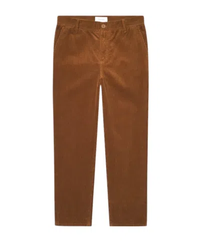 Les Deux Ribbed Trousers In Brown