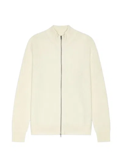 Les Deux Long-sleeve Knit Jacket In White