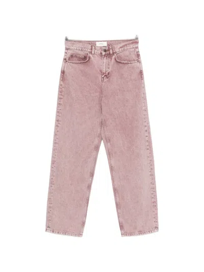 Les Deux Mens Light Pink Roi Wide-leg Denim Jeans
