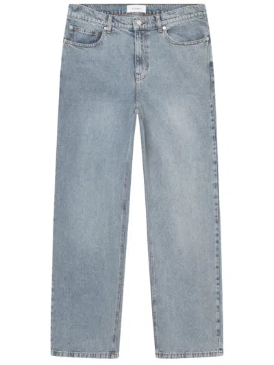 Les Deux Roi Washed Jeans In Blue