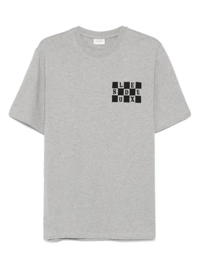 Les Deux Rook Puzzle-print T-shirt In Gray