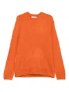 Les Deux Round-neck Sweater In Orange