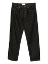 Les Deux Ryder Two-tone Jeans In Black