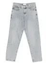 Les Deux Ryder Washed Denim Jeans In Gray