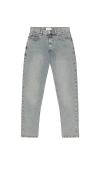 Les Deux Ryder Washed Denim Jeans In Blue