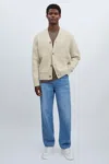 Les Deux Sand  Wool-blend Flecked Cardigan In Sand