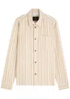 Les Deux Shane Stripe Cotton-blend Shirt