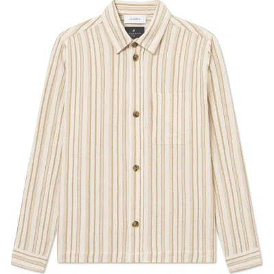 LES DEUX LES DEUX SHANE STRIPE OVERSHIRT
