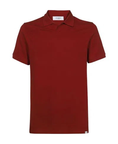 Les Deux Short-sleeved Polo Shirt In Red