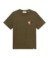 Les Deux T-shirt With Round Neck And Short Sleeves In Green