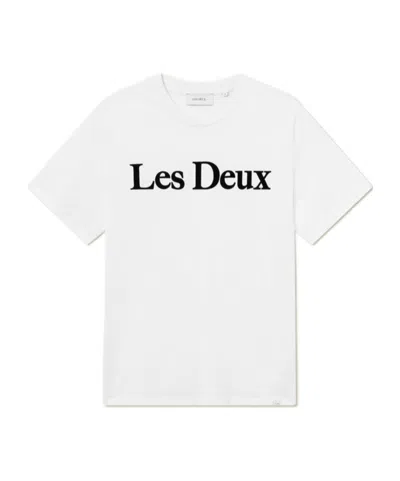 Les Deux Short-sleeved T-shirt In White