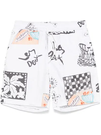 Les Deux Shorts In White