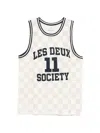 Les Deux Silas Mesh Tank Top In Multi