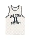 Les Deux Silas Mesh Tank Top In Neutral