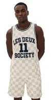 Les Deux Silas Mesh Tank Top In Multi