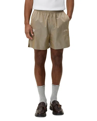 Les Deux Smith Logo-embroidery Shorts In Gray