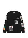 Les Deux Stamp-print Sweater In Black