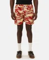 Les Deux Stan Ruins Aop Shorts 2.0 In Red