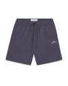 Les Deux Stan Seersucker 5.9 Swim Shorts In Graystone