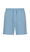 Les Deux Stan Seerseucker Swim Shorts 6 Allure In Blue