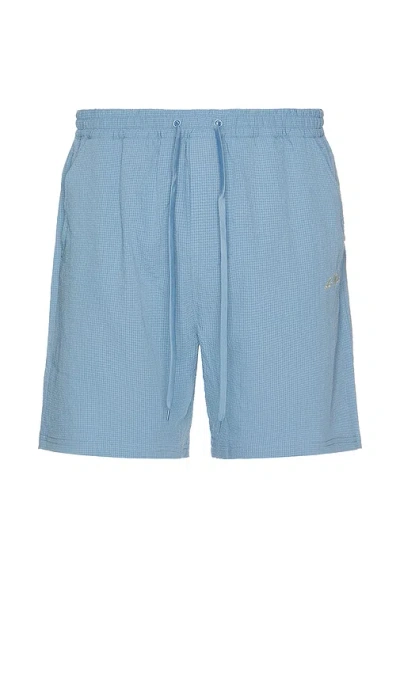 LES DEUX STAN SEERSUCKER SWIM SHORTS