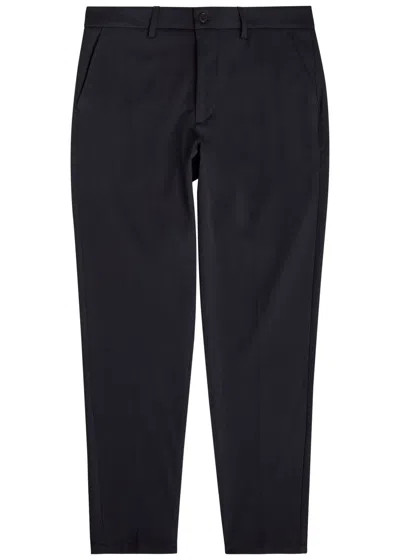 Les Deux Straight-leg Woven Trousers In Blue