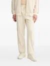 Les Deux Stripe-detail Sweatpants In Neutral