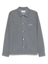 Les Deux Striped Denim Jacket