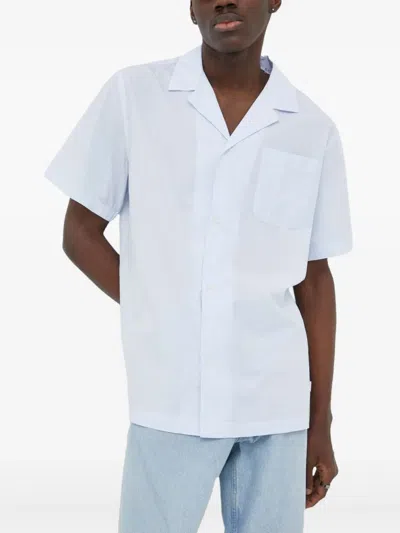 Les Deux Striped-pattern Shirt In White