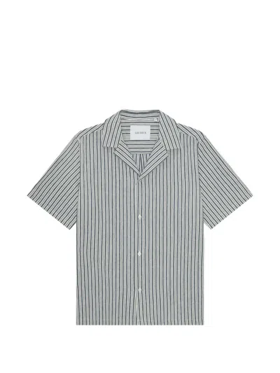 Les Deux Striped Shirt In Blue