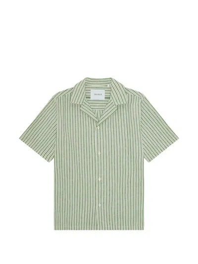 Les Deux Striped Shirt In Green