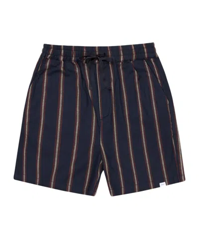Les Deux Striped Shorts In Black