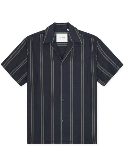 Les Deux Stylish Cotton Button-up Shirt In Blue